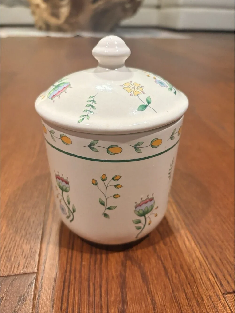 VTG Floral Canister by OVER AND BACK 8